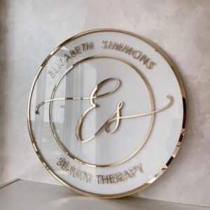 Acrylic Business Wall Sign - LCC